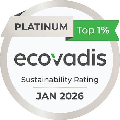 Médaille EcoVadis Platine 2026